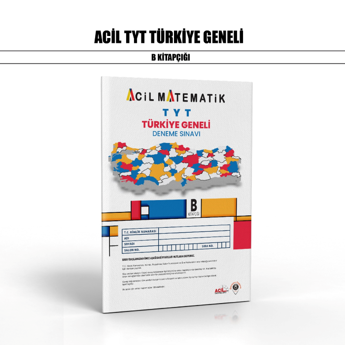 ACİL YAYIN TYT TÜRKİYE GENELİ SNV B - 2024-25